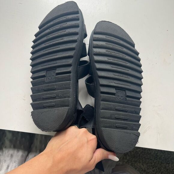 Doc martins Blaire Black Strappy Sandals with Bouncing Soles - Picture 7 of 9